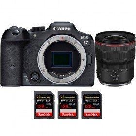 Canon EOS R7 + RF 14-35mm F4 L IS USM + 3 SanDisk 128GB Extreme PRO UHS-II SDXC 300 MB/s - Camara mirrorless-2