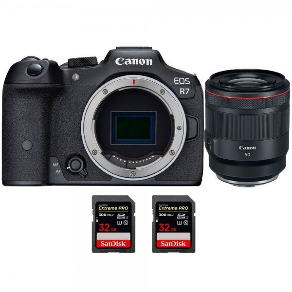Canon EOS R7 + RF 50mm F1.2 L USM + 2 SanDisk 32GB Extreme PRO UHS-II SDXC 300 MB/s-2
