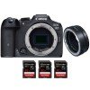 Canon EOS R7 + EF-EOS R + 3 SanDisk 32GB Extreme PRO UHS-II SDXC 300 MB/s - Camara mirrorless-2