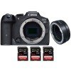Canon EOS R7 + EF-EOS R + 3 SanDisk 64GB Extreme PRO UHS-II SDXC 300 MB/s - Camara fotográfica mirrorless-2