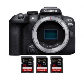 Canon EOS R10 + 3 SanDisk 32GB Extreme PRO UHS-II SDXC 300 MB/s APS-C-2