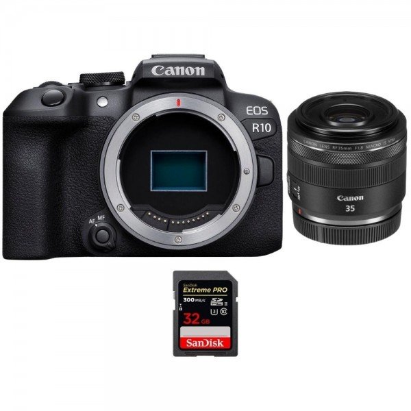 Canon EOS R10 + RF 35mm F1.8 IS Macro STM + 1 SanDisk 32GB Extreme PRO UHS-II SDXC 300 MB/s APS-C-2