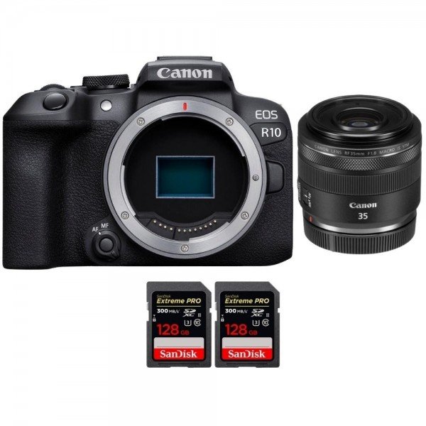 Canon EOS R10 + RF 35mm F1.8 IS Macro STM + 2 SanDisk 128GB Extreme PRO UHS-II SDXC 300 MB/s APS-C-2