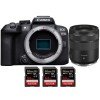 Canon EOS R10 + RF 85mm F2 Macro IS STM + 3 SanDisk 64GB Extreme PRO UHS-II SDXC 300 MB/s - Camara evil APS-C-2