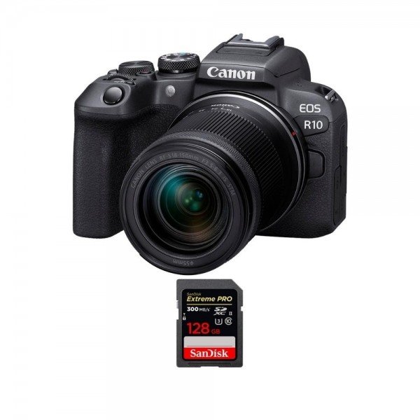 Canon EOS R10 + RF-S 18-150mm F4.5-6.3 IS STM + 1 SanDisk 128GB Extreme PRO UHS-II SDXC 300 MB/s APS-C-2