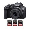 Canon EOS R10 + RF-S 18-45mm F4.5-6.3 IS STM + 3 SanDisk 64GB Extreme PRO UHS-II SDXC 300 MB/s APS-C-2