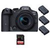 Canon EOS R7 + RF-S 18-150mm STM + 1 SanDisk 32GB Extreme PRO UHS-II SDXC 300 MB/s + 3 Canon LP-E6NH-2