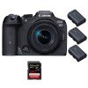 Canon EOS R7 + RF-S 18-150mm STM + 1 SanDisk 128GB Extreme PRO UHS-II SDXC 300 MB/s + 3 Canon LP-E6NH - Camara mirrorless-2