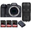 Canon EOS R7 + RF 100-400mm IS + 3 SanDisk 64GB Extreme PRO UHS-II SDXC 300 MB/s + 1 Canon LP-E6NH-2