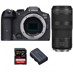 Canon EOS R7 + RF 100-400mm IS + 1 SanDisk 128GB Extreme PRO UHS-II SDXC 300 MB/s + 1 Canon LP-E6NH-2