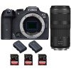 Canon EOS R7 + RF 100-400mm IS + 3 SanDisk 128GB Extreme PRO UHS-II SDXC 300 MB/s + 2 Canon LP-E6NH-2