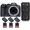 Canon EOS R7 + RF 100-400mm IS + 3 SanDisk 32GB Extreme PRO UHS-II SDXC 300 MB/s + 3 Canon LP-E6NH-2