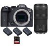 Canon EOS R7 + RF 100-400mm IS + 1 SanDisk 64GB Extreme PRO UHS-II SDXC 300 MB/s + 3 Canon LP-E6NH - Camara mirrorless-2