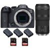 Canon EOS R7 + RF 100-400mm IS + 2 SanDisk 64GB Extreme PRO UHS-II SDXC 300 MB/s + 3 Canon LP-E6NH - Camara mirrorless-2