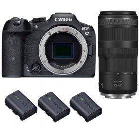 Canon EOS R7 + RF 100-400mm IS + 3 Canon LP-E6NH-2