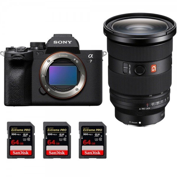 Sony Alpha 7 IV + FE 24-70mm f/2.8 GM II + 3 SanDisk 64GB Extreme PRO UHS-II SDXC 300 MB/s - Camara mirrorless-2