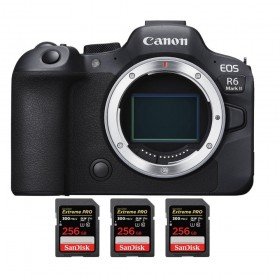 Canon EOS R6 Mark II + 3 SanDisk 256GB Extreme PRO UHS-II SDXC 300 MB/s-2