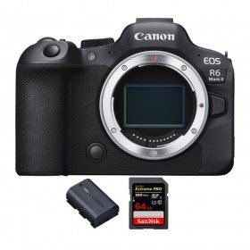 Canon EOS R6 Mark II + 1 SanDisk 64GB Extreme PRO UHS-II 300 MB/s + 1 Canon LP-E6NH-2