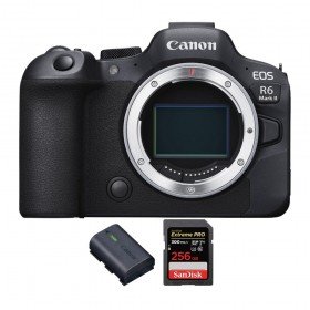 Canon EOS R6 Mark II + 1 SanDisk 256GB Extreme PRO UHS-II 300 MB/s + 1 Canon LP-E6NH-2
