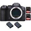 Canon EOS R6 Mark II + 2 SanDisk 64GB Extreme PRO UHS-II 300 MB/s + 2 Canon LP-E6NH - Full Frame Mirrorless Camera-2