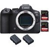 Canon EOS R6 Mark II + 2 SanDisk 128GB Extreme PRO UHS-II 300 MB/s + 2 Canon LP-E6NH-2