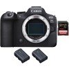 Canon EOS R6 Mark II + 1 SanDisk 256GB Extreme PRO UHS-II 300 MB/s + 2 Canon LP-E6NH - Full Frame Mirrorless Camera-2