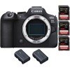 Canon EOS R6 Mark II + 3 SanDisk 256GB Extreme PRO UHS-II 300 MB/s + 2 Canon LP-E6NH - Full Frame Mirrorless Camera-2