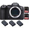 Canon EOS R6 Mark II + 2 SanDisk 32GB Extreme PRO UHS-II 300 MB/s + 3 Canon LP-E6NH-2