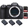 Canon EOS R6 Mark II + 2 SanDisk 64GB Extreme PRO UHS-II 300 MB/s + 3 Canon LP-E6NH-2