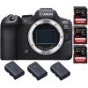 Canon EOS R6 Mark II + 3 SanDisk 64GB Extreme PRO UHS-II 300 MB/s + 3 Canon LP-E6NH - Full Frame Mirrorless Camera-2