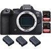 Canon EOS R6 Mark II + 2 SanDisk 128GB Extreme PRO UHS-II 300 MB/s + 3 Canon LP-E6NH-2