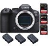 Canon EOS R6 Mark II + 3 SanDisk 128GB Extreme PRO UHS-II 300 MB/s + 3 Canon LP-E6NH - Full Frame Mirrorless Camera-2