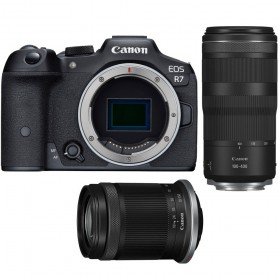 Canon EOS R7 + RF-S 18-150mm f/4.5-6.3 IS STM + RF 100-400mm f5.6-8 IS USM-2
