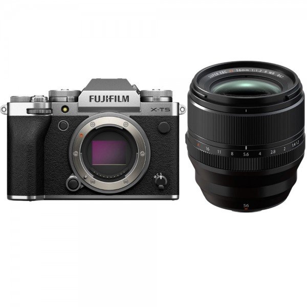 Fujifilm X-T5 Plata + XF 56mm f/1.2 R WR - Camara fotográfica APS-C-3