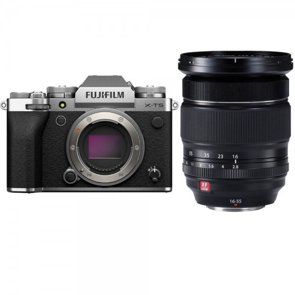 Fujifilm X-T5 Silver + XF 16-55mm f/2.8 R LM WR-3
