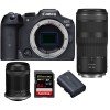 Canon EOS R7 + RF-S 18-150mm IS STM + RF 100-400mm IS USM + 1 SanDisk 64GB Extreme PRO UHS-II SDXC 300 MB/s + 1 Canon LP-E6NH-2