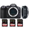 Canon EOS R6 Mark II + Canon EF-EOS R Premium + 3 SanDisk 64GB Extreme PRO UHS-II SDXC 300 MB/s-2