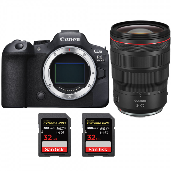 Canon EOS R6 Mark II + RF 24-70mm f/2.8 L IS USM + 2 SanDisk 32GB Extreme PRO UHS-II SDXC 300 MB/s-2