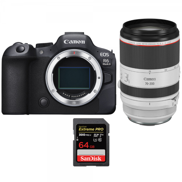 Canon EOS R6 Mark II + RF 70-200mm f/2.8 L IS USM + 1 SanDisk 64GB Extreme PRO UHS-II SDXC 300 MB/s-2