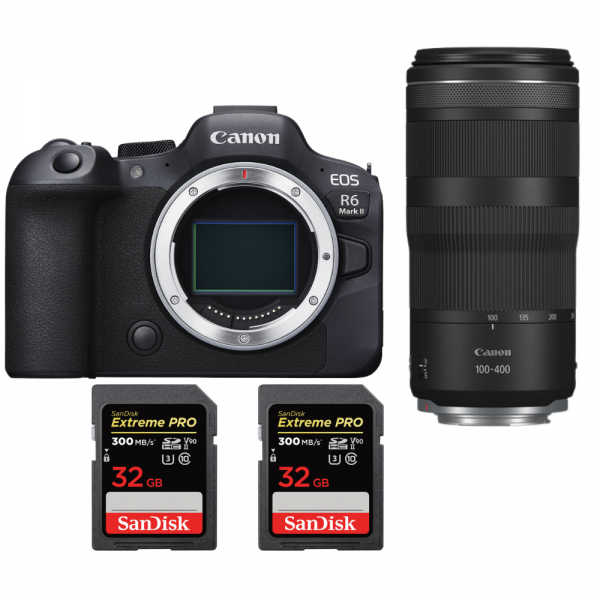 Canon EOS R6 Mark II + RF 100-400mm f/5.6-8 IS USM + 2 SanDisk 32GB Extreme PRO UHS-II SDXC 300 MB/s-2