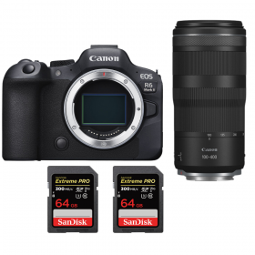 Canon EOS R6 Mark II + RF 100-400mm f/5.6-8 IS USM + 2 SanDisk 64GB Extreme PRO UHS-II SDXC 300 MB/s-2