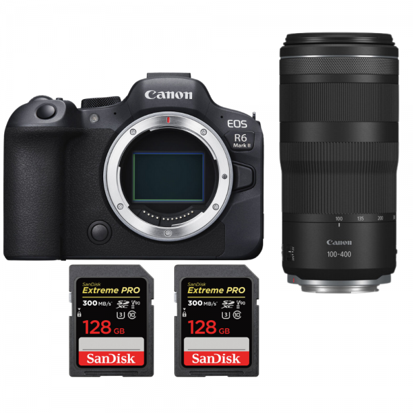 Canon EOS R6 Mark II + RF 100-400mm f/5.6-8 IS USM + 2 SanDisk 128GB Extreme PRO UHS-II SDXC 300 MB/s-2
