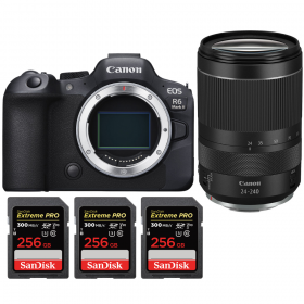 Canon EOS R6 Mark II + RF 24-240mm f/4-6.3 IS USM + 3 SanDisk 256GB Extreme PRO UHS-II SDXC 300 MB/s-2