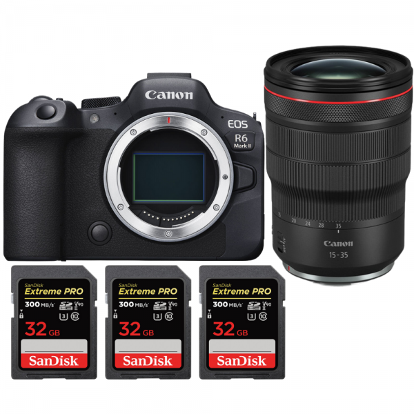 Canon EOS R6 Mark II + RF 15-35mm f/2.8 L IS USM + 3 SanDisk 32GB Extreme PRO UHS-II SDXC 300 MB/s-2