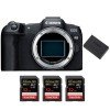 Canon EOS R8 + 3 SanDisk 32GB Extreme PRO UHS-II SDXC 300 MB/s + 1 Canon LP-E17-2
