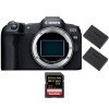 Canon EOS R8 + 1 SanDisk 32GB Extreme PRO UHS-II SDXC 300 MB/s + 2 Canon LP-E17-2