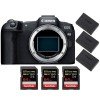 Canon EOS R8 + 3 SanDisk 64GB Extreme PRO UHS-II SDXC 300 MB/s + 3 Canon LP-E17-2