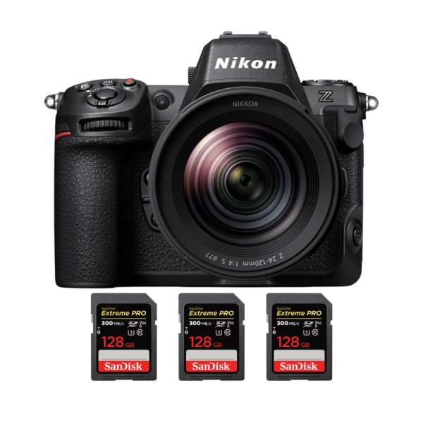 Nikon Z8 + Z 24-120mm F4 S + 3 SanDisk 128GB Extreme PRO UHS-II SDXC 300 MB/s-2