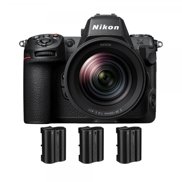 Nikon Z8 + Z 24-120mm F4 S + 3 Nikon EN-EL15c-2