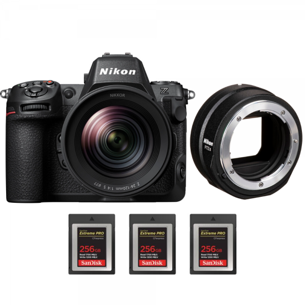 Nikon Z8 + Z 24-120mm F4 S + FTZ II + 3 SanDisk 256GB Extreme PRO CFexpress Type B-2
